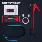 Povasee Jump Starter 5000A Car Jumper Starter, Model A30 12V Jump Box for Car Battery up to 10L Gas or 8L Diesel Engine
