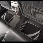CAR PASS Carpet Car Floor Mats, Edge Leather Waterproof Car Mats with Double Stitch Line and Anti-Slip Backing Design, Fit 95