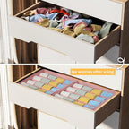 Joyoldelf Sock Drawer Organizer Divider, 16-Cell Underwear Organizers and Storage Fabric Drawer Organizer for Socks, Lingerie