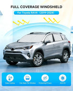 8pcs Thicken Full Car Window Shades for Toyota RAV4 2019-2024，Accessories, Reflective Windshield Sunshade Window Covers for Side Rear,UV Block and Blackout Privacy for Camping