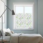 SOMWISE Frosted Glass Window Film, Heat Insulation, UV Block, Anti-Glare, One Way Privacy Tint, Static Cling for Home Bathroom Door, Renter Friendly, Day & Night Privacy