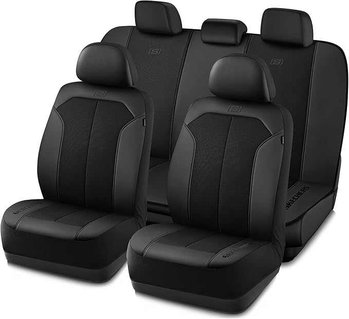 Skechers Car Seat Covers,GOGA Mat Oxford Cloth Seat Covers,Waterproof Car Seat Covers Full Sets,Automotive Universal Fit Seat