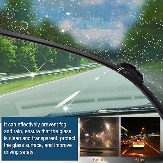 60ml Anti Fog Spray for Windshield, 1/2/3/5 Car Glass Waterproof Coating Agent, Auto Rain Agent Spray, Anti Fog Rain Preventi