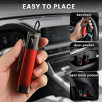4PCS Window Breaker Seatbelt Cutter Car Safety Hammer, 2-in-1 Glass Breaker and Seat Belt Cutter with Test Glass, Underwater 