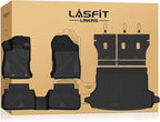 LASFIT Floor Mats & Cargo Mats Fits for Subaru Forester 2019-2024, All Weather TPE Custom Fit Easy Clean Durable Floor Liners for Forester 2019 2020 2021 2022 2023 2024 Car Mats & Trunk Liner, Black