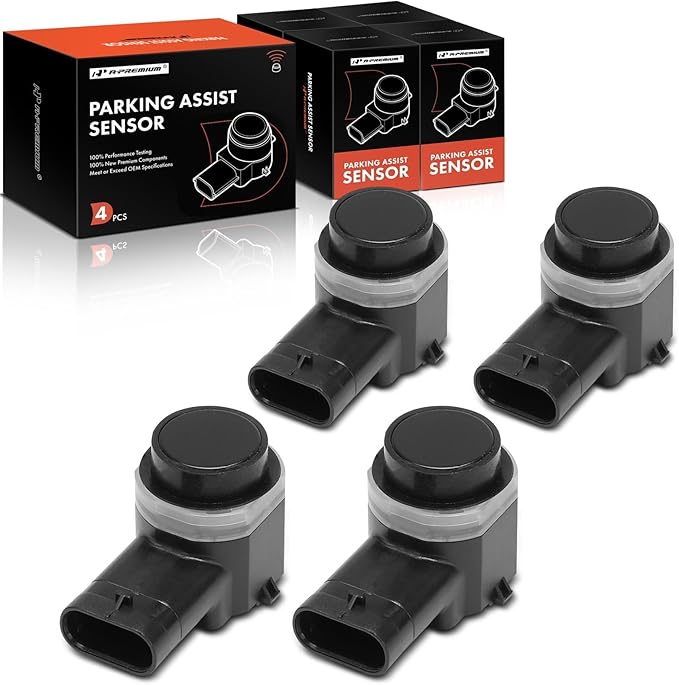 A-Premium 4-PC Reverse Backup Parking Assist Sensor Compatible with Ford, Land Rover, Jaguar & Aston Martin Models - Escape 2