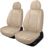Leather Seat Covers, Breathable and Waterproof Napa Leather Car Seat Cover, Universal Interior for Cars, Sedans, SUVs, Vans, 
