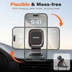 APPS2Car Magnetic Phone Holder for Car, Dashboard Magnetic Car Mount, 360° Rotation Magnet Phone Mount with Strong VHB Adhesive, for All Cell Phones