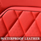 Coverado Leather Seat Covers, Car Seat Cover Front Seats, Waterproof Seat Covers, Luxury Faux Leather Car Seat Protectors, Re