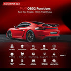 OBD2 Scanner Diagnostic Tool for Porsche/Cayenne, iCarsoft POR V2.0 Code Reader Battery Registration for Porsche, All System