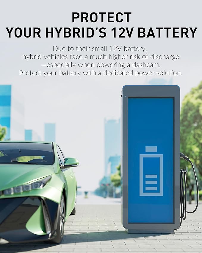 Blackvue B-130A Ultra Battery - Fast Charging Dash Cam Battery Pack, 12V/24V, USB Power, Smart App & Cloud Monitoring, Exclus