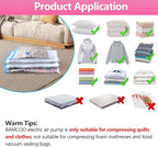 Electric Pump for Vacuum Storage Bags, Travel Vacuum Pump for Various Vacuum Seal Bags Portable Vacpack Air Pump for Compress