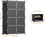 HOMIDEC Shoe Rack, 8 Tier Shoe Storage Cabinet 32 Pair Plastic Shoe Shelves Organizer for Closet Hallway Bedroom Entryway