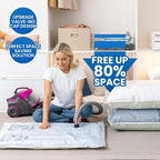 TAILI 16 Pack Vacuum Storage Bags for Comforter and Blankets, Jumbo Vacuum Seal Bags for Bedding 40x31 Inch, Space Saver Bags