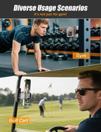 MOKPR Gym Magnetic Phone Holder【Strong Magnets】- 360 Adjustable Magnetic Phone Holders,Phone Holder Gym Accessories for Men Women Compatible with All Phones