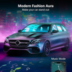 Led Car Lights Interior,Ambient Lighting Car Interior,Footwell Lighting for Car,APP Control 16 Million Colors Music Sync,DIY Mode Multicolor LED Interior Lights for Cars,Trucks,SUVs,12V Power