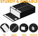 SpaceAid 9 Pack Bed Sheet Organizers and Storage, Foldable Sheet Organizer with Window for Linen Closet, Set Folder Keeper fo