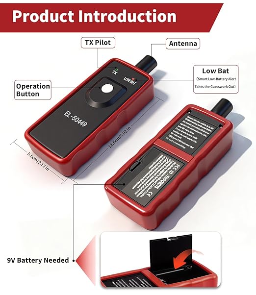 Ford TPMS Relearn Tool, FIRSTOOL EL-50449 TPMS Reset Tool, Tire Sensor Programmer Tire Pressure Sensor Reset for Ford Lincoln