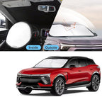 Front Windshield Sun Shade Foldable Window Windshield Visor Custom Fit for Che-vrolet Blazer EV 2024-2026 Block UV Rays Car Accessories Heat Sun Shield Keep Car Cooler