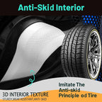 15 Inch Truck Steering Wheel Cover Leather Wheel Semi-Truck Comfy Grip Cover Anti Slip Car Accessory, Fits Rv, Big Rig and Classic Car (Blue, Classic Style)