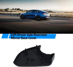 fit For Tesla Model Y Front Wing Mirror Cover Holder Lower Tray 2018-2024， Side Mirror Bottom Cover Replacement for Tesla Model Y Wing Repair (left side black)