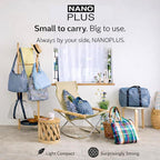 Compact Reusable Grocery Tote Bag – Lightweight, Foldable & Packable Shopping Bag for Travel
