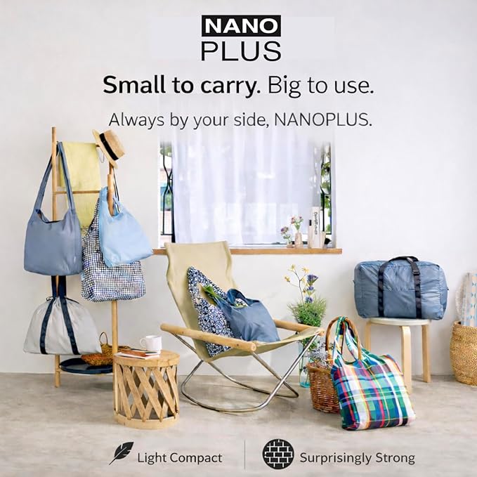 Compact Reusable Grocery Tote Bag – Lightweight, Foldable & Packable Shopping Bag for Travel