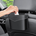Car Trash Can Mini Trash Bin Garbage Organizer with Plastic Trash Bag Automotive Small Garbage Bin for Home Office Auto Vehicle Car Door Front Back Seat Storage Accessories (hook trash can)