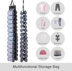 DHSFKBE Legging Organizer Storage - 2PCS T Shirt Organizer, Hanging Closet Organizers and Storage with 26 Roll Independent Co