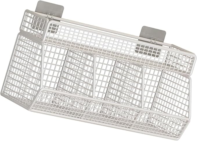 Multifunctional Metal Wire Hanging Basket Wall Organizers Accessory For Kitchen And Living Room With 3 Storage Grids