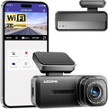 AZDOME M200 Mini Dash Cam WiFi Dashcam - Single Channel Dash Cam for Broad Road Coverage - Built-in WiFi - Full HD Resolution