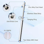 10-Pack Dual Head Tire Pressure Gauge – Heavy Duty 10-150 PSI Air Pressure Gauge with Stainless Steel Body, Metal Nozzle & Durable Plated Brass – for Cars, Trucks, Bikes, RVs & Vehicles