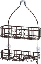 Simple Houseware Bathroom Hanging Shower Head Caddy Organizer, Bronze (26 x 16 x 5.5 inches)