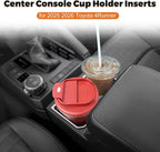 Cup Holder Inserts for 2025 2026 Toyota 4Runner Accessories, Non-Slip TPE Center Console Cup Holder Protector to Prevent Spills & Scratches for 4Runner Interior Accessories