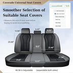 Coverado Car Seat Covers, Back Car Seat Cover, 3-Pieces Leather Seat Cover, Luxury Car Seat Cushion, Luxury Seat Cover Seat P