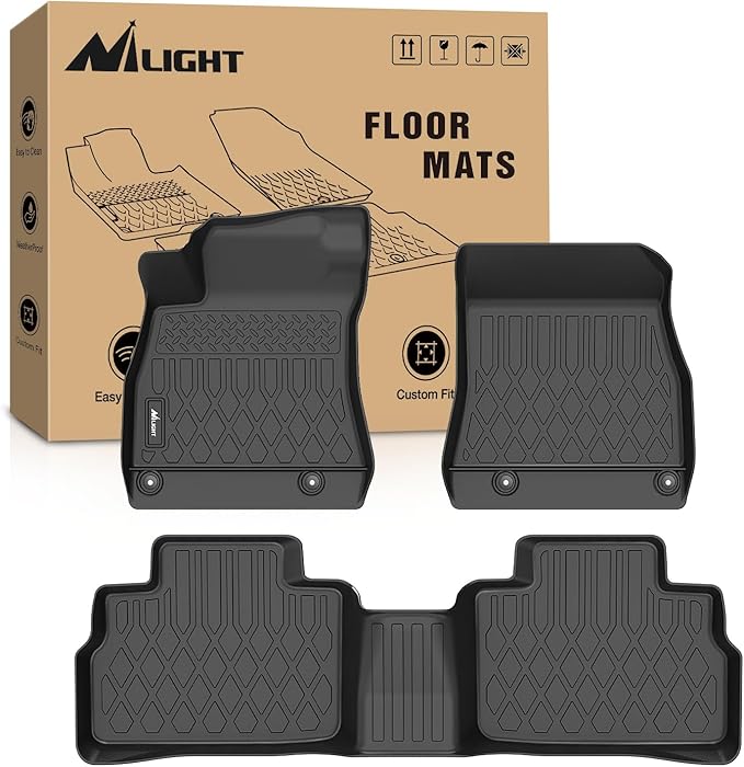 Nilight TPE Floor Mats for Nissan Sentra 2020 2021 2022 2023 2024 2025 2026, All Weather Custom Fit Heavy Duty Floor Liners