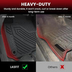 LASFIT Floor Mats & Trunk Mat for Honda CR-V 2017-2022 EX-L/EX/Touring/LX/Special Edition, All Weather Protection TPE Floor Liners 1st & 2nd Row & Cargo Mat in Lower Position (NOT for Hybrid)