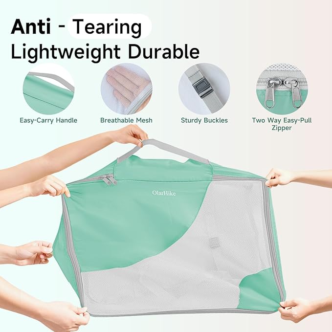 11 Set / 9 Set Packing Cubes for Travel,Gifts for Women Mom Kids,TSA Approved Bags for Makeup, Cosmetic, Toiletry, Organizers