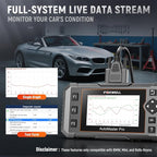 FOXWELL NT510 Pro fit for BMW OBD2 Scanner with 12V Battery Tester, Full System Diagnostic Bi-Directional Control Scanner, All