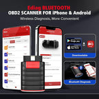 KINGBOLEN Ediag OBD2 Scanner Bluetooth, Bidirectional Scanner All System Diagnostic Tool for iOS & Android, Active Test,15+