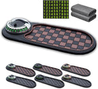RJDJ Multifunctional Car Anti-Slip Mat, 360° Rotatable 4-in-1 Mobile Phone Stand On-Board Anti-Slip Pad, Car Dashboard Suppor