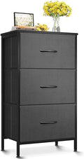 AODK Dresser for Bedroom Nightstand Small Dressers Chest of Drawers End Table for Living Room, Closet Dresser with 3 Storage 