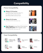 ESR OmniLock Qi2.2 Certified 25W MagSafe Car Mount Charger with CryoBoost, Phone Cooling MagSafe Car Charger, 360° Rotatable, Air Vent Magnetic Car Phone Holder for iPhone 17/16 with iOS 26, S26 Ultra