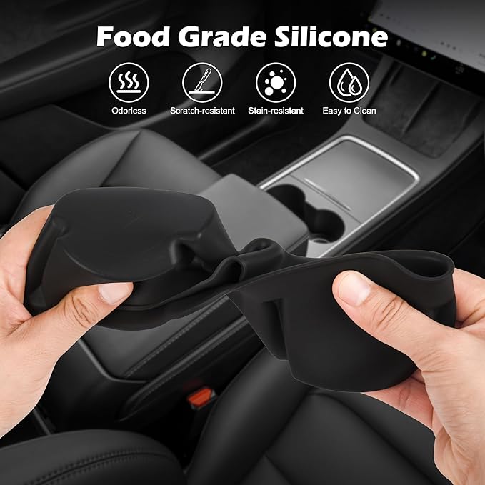 frani Center Console Cup Holder Designed for Tesla Model 3 2021-2023 Model Y 2021-2025,Tesla Interior Center Console Accessor