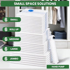 Vacuum Storage Bags,30Pack Vacuum Seal Bags for Clothing,Travel,Clothes,Comforters,Blankets,Pillows-6 Jumbo+6 Large+6 Medium+