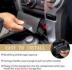 JDMCAR Storage Drawer Compatible with Toyota 4Runner Accessories 2014-2022 2023 2024 Center Console Organizer Storage Cubby Box Interior Accessories