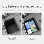 SMABEE Center Console Cool Box Organizer for Toyota Land Cruiser Prado 250/ Lexus GX 550 2024 2025 2026 Armrest Storage Box ABS Insert Tray Accessories (Only Fit Cool Box) Black
