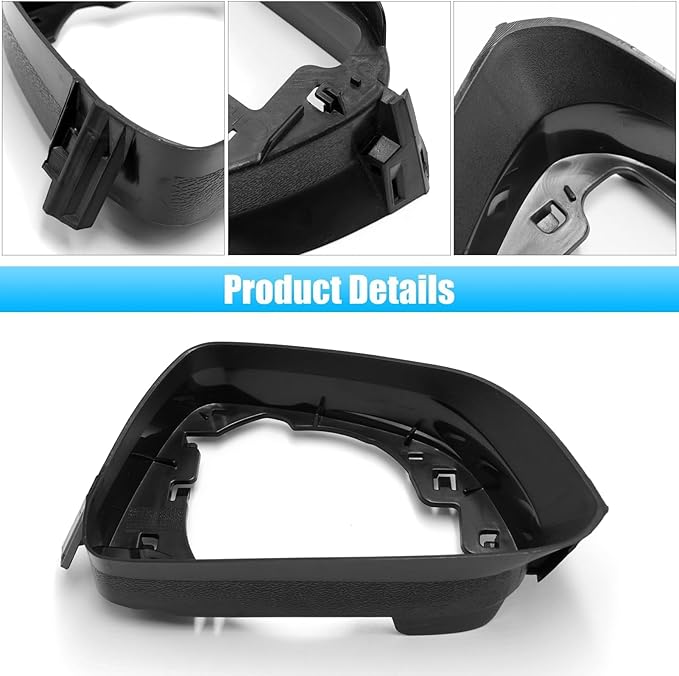 Jaronx Compatible with Tesla Model 3 Side Mirror Cover Housing 2017-2025, Right Passenger Door Wing Rearview Mirror Frame Cover Replacement Compatible with Tesla Model 3 Accessories