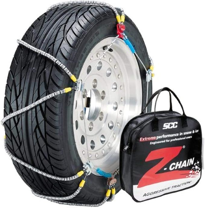 Security Chain Company Z-583 Z-Chain Extreme Performance Cable Tire Traction Chain - Set of 2 & Company QG20070 Quik Grip Pas