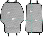 FH Group Car Seat Cushion – Neosupreme Single Front Seat Cover with Front Pockets, Airbag Compatible, Universal Fit Car Seat 